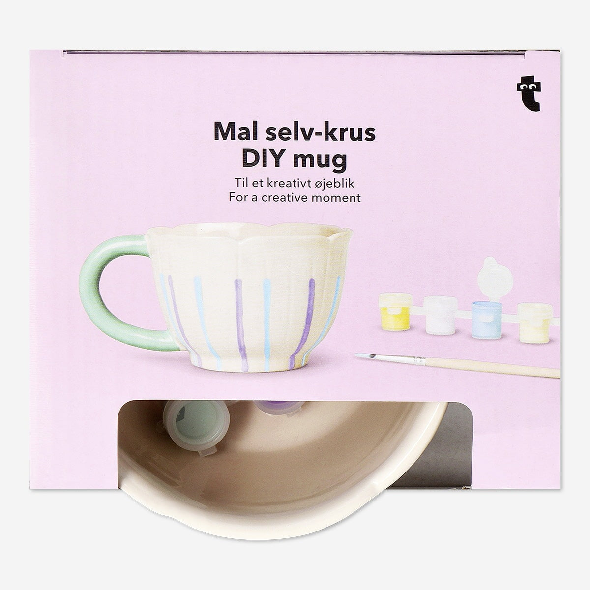 DIY flower mug - 400 ml