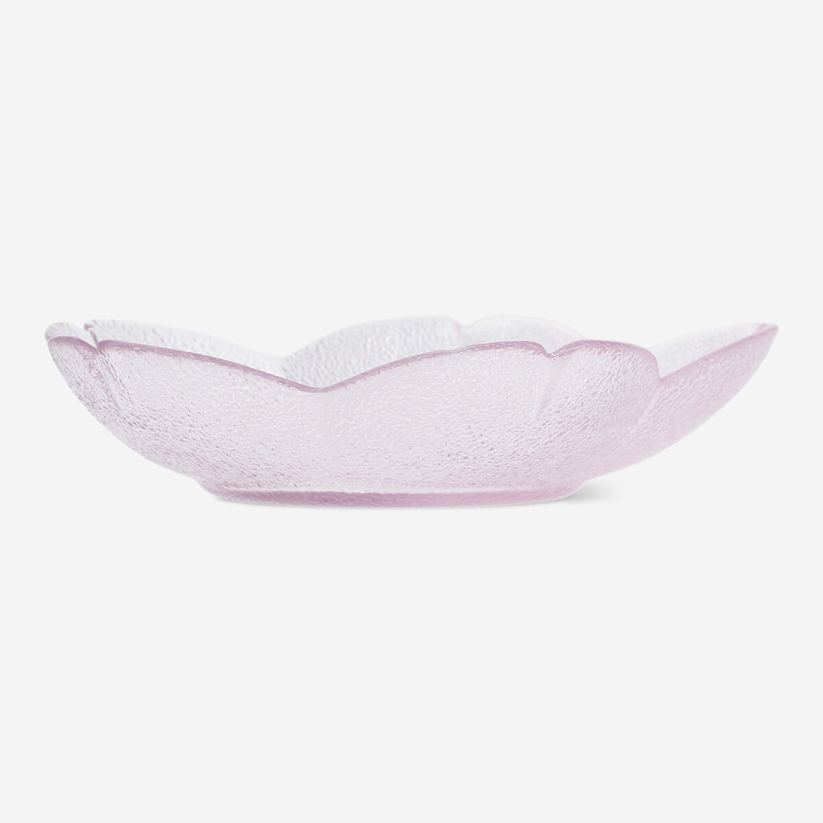 Pink flower plate - 17 cm